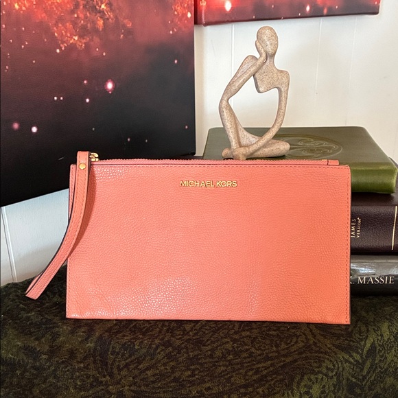 Michael Kors Let Set Leather Wristlet